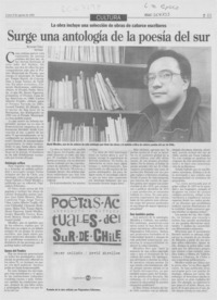 Surge una antología de la poesía del sur