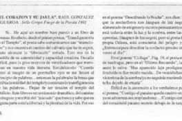 "El corazón y su jaula"  [artículo] Eduardo Baquedano Acuña.