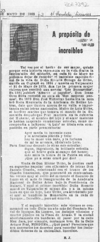 A propósito de increíbles  [artículo] E. J.