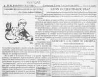 León Ocqueteaux Díaz  [artículo] Carlos Aránguiz Zúñiga.