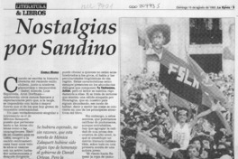 Nostalgias por Sandino