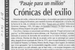 Crónicas del exilio  [artículo] Antonio J. Salgado.