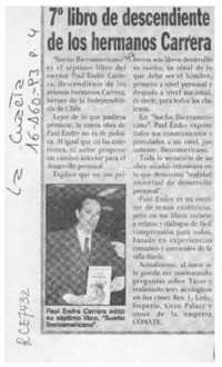 7o. libro de descendiente de los hermanos Carrera  [artículo].