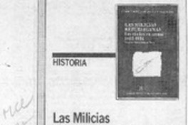 Las milicias republicanas, los civiles en armas, 1932-1936  [artículo] Joaquín Fermandois.