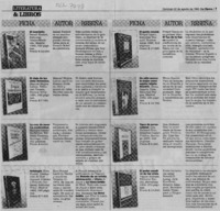 Literatura & Libros  [artículo].