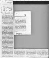 Doña Olguita, de La Unión  [artículo] Rubén Ramírez.