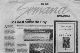 Los Best seller de hoy  [artículo].