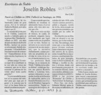 Joselín Robles  [artículo] C. R. I.