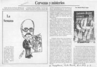 Cervezas y misterios  [artículo] Marino Muñoz Lagos.