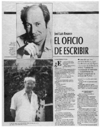 El oficio de escribir