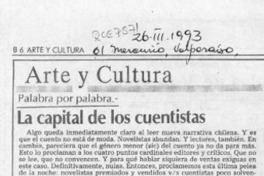 La capital de los cuentistas  [artículo] Marcelo Novoa.