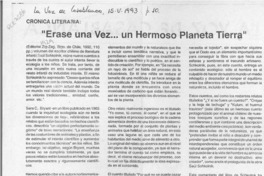 "Erase una vez -- un hermoso planeta tierra"  [artículo].