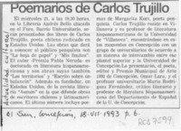 Poemarios de Carlos Trujillo