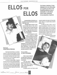 Ellos por ellos  [artículo].