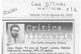 El amor de Noemí  [artículo] Carlos Jorquera Alvarez.