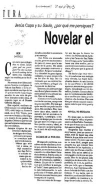 Novelar el camino de la fe  [artículo] M. E. M.