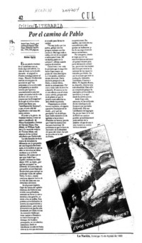 Por el camino de Pablo  [artículo] Mariano Aguirre.