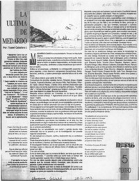 La última de Medardo  [artículo] Tussel Caballero I.