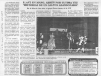 Llave en mano, abren por última vez "Historias de un galpón abandonado"  [artículo].