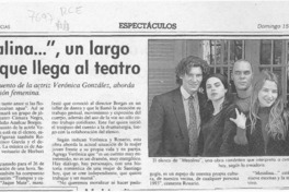 "Mesalina --", un largo título que llega al teatro  [artículo].