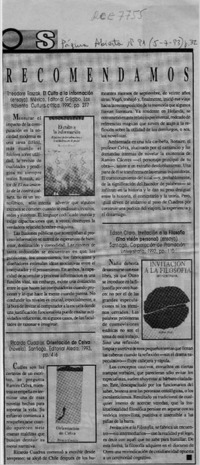 Recomendamos  [artículo].