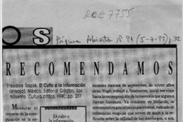 Recomendamos  [artículo].