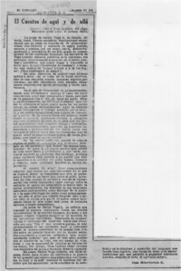 13 cuentos de aquí y de allá  [artículo] Juan Mihovilovic H..