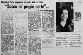 "Busco mi propio norte"