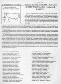 Como Neruda no hay, all right!  [artículo] Carlos Aránguiz Zúñiga.