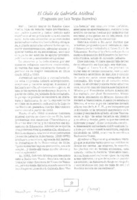 El Chile de Gabriela Mistral