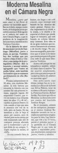 Moderna Mesalina en la Cámara Negra  [artículo].