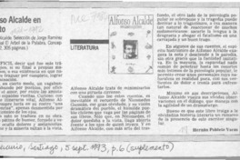 Alfonso Alcalde en cuento  [artículo] Hernán Poblete Varas.