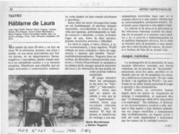 Háblame de Laura  [artículo] A. M. F.