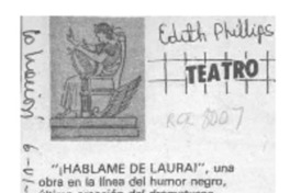 Háblame de Laura  [artículo] Edith Phillips.
