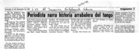 Periodista narra historia arrabalera del tango  [artículo].