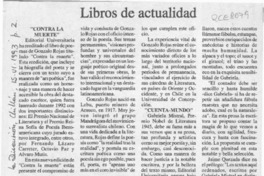 Libros de actualidad  [artículo].