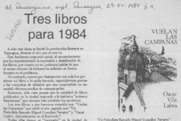 Tres libros para 1984  [artículo].