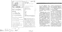 La Mujer, una exiliada perpetua  [artículo].