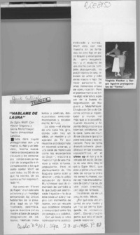 "Háblame de Laura"  [artículo].