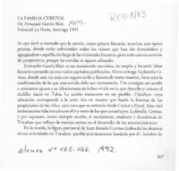 La familia Cerezos  [artículo] Baccio Salvo.