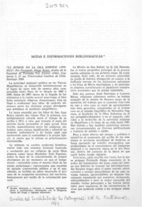 La misión en isla Dawson (1859-1911)