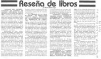 Reseña de libros