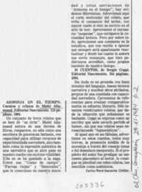 Armonía en el tiempo