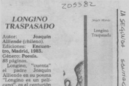 Longino traspasado
