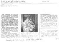 Chile, nuestro cobre