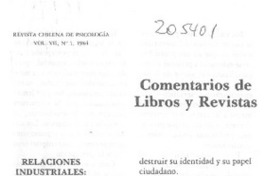 Relaciones industriales; humanización y desarrollo