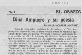 Dina Ampuero y su poesía