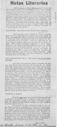 Notas literarias