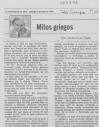 Mitos griegos