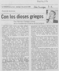 Con los dioses griegos